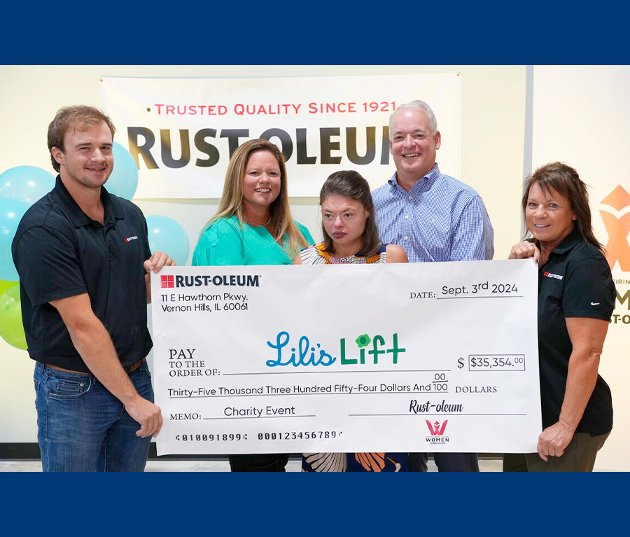 Rustoleum Supports Lilis Lift Slider